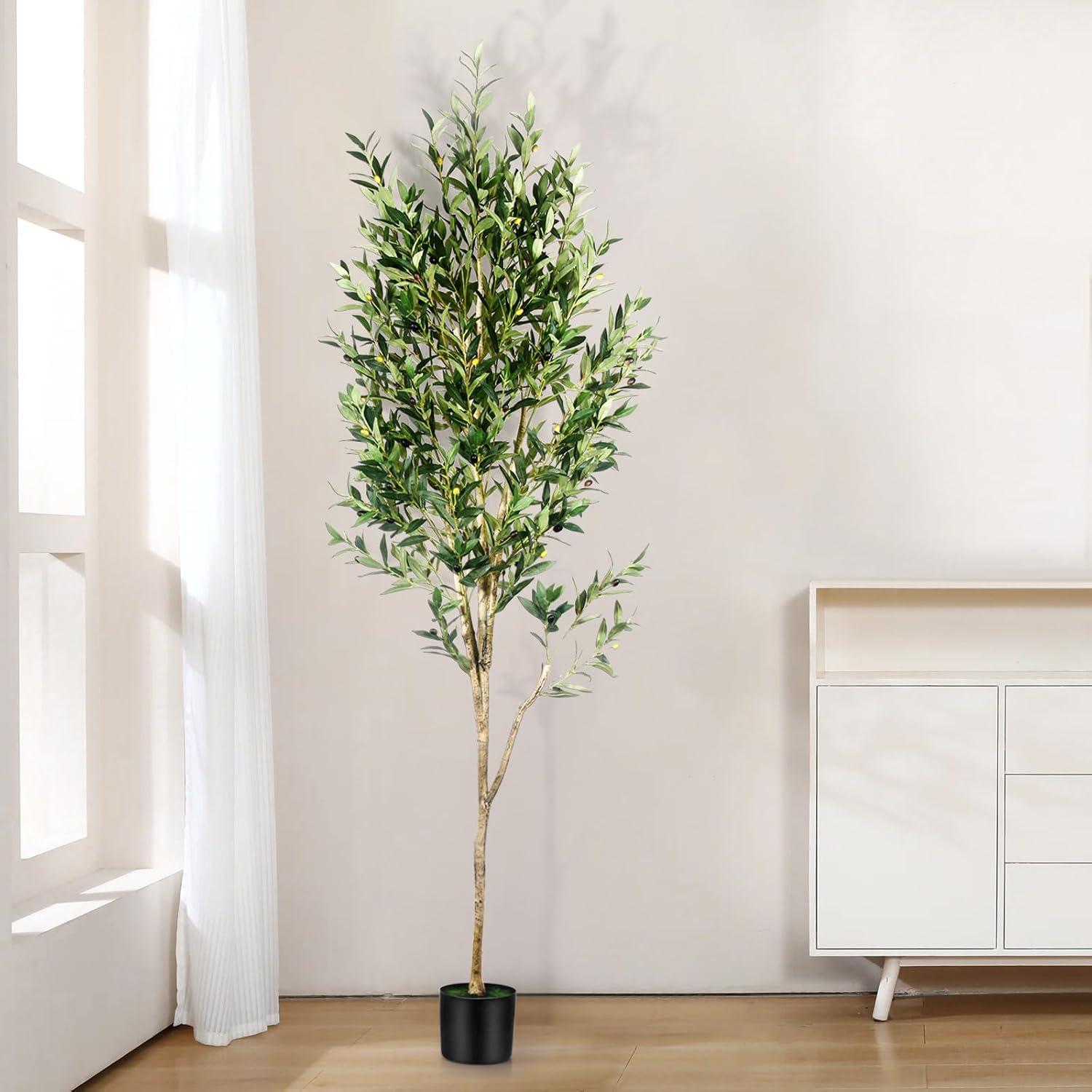 7FT Olive Tree Artificial Indoor Decor