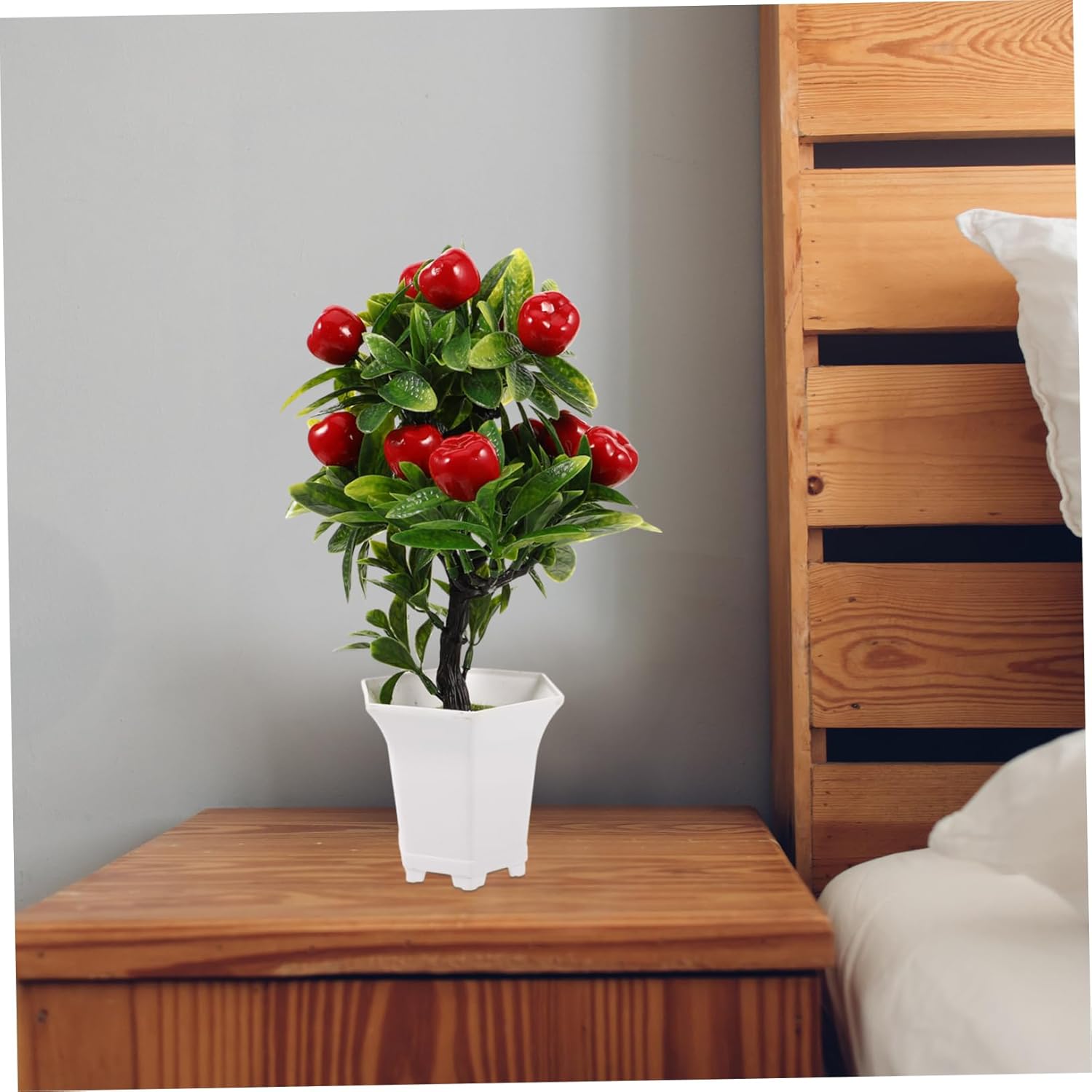 GLEAVI Artificial Apples Bonsai Tree Decor