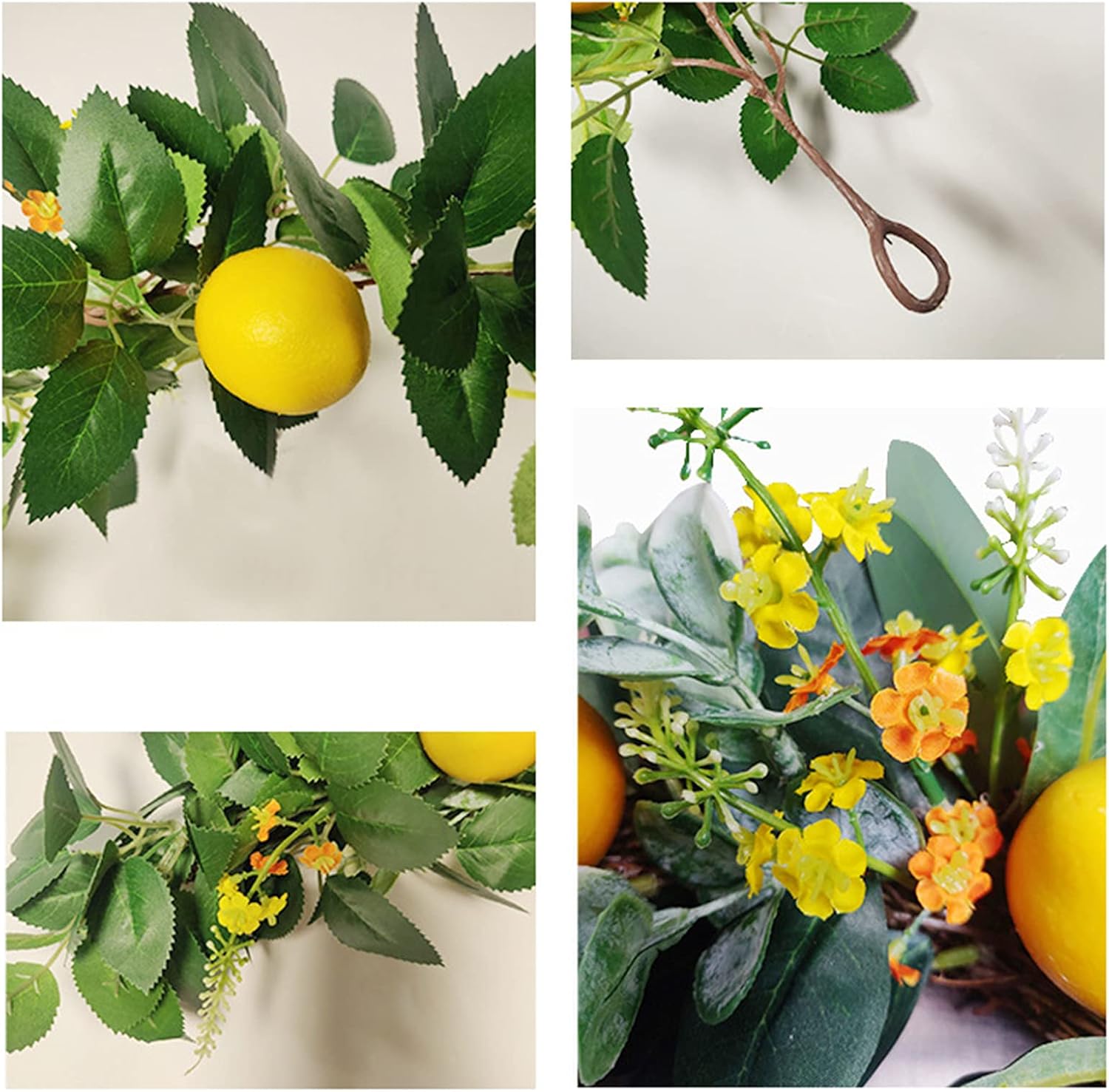 6 Ft Artificial Lemon Garland for Home Decor 1