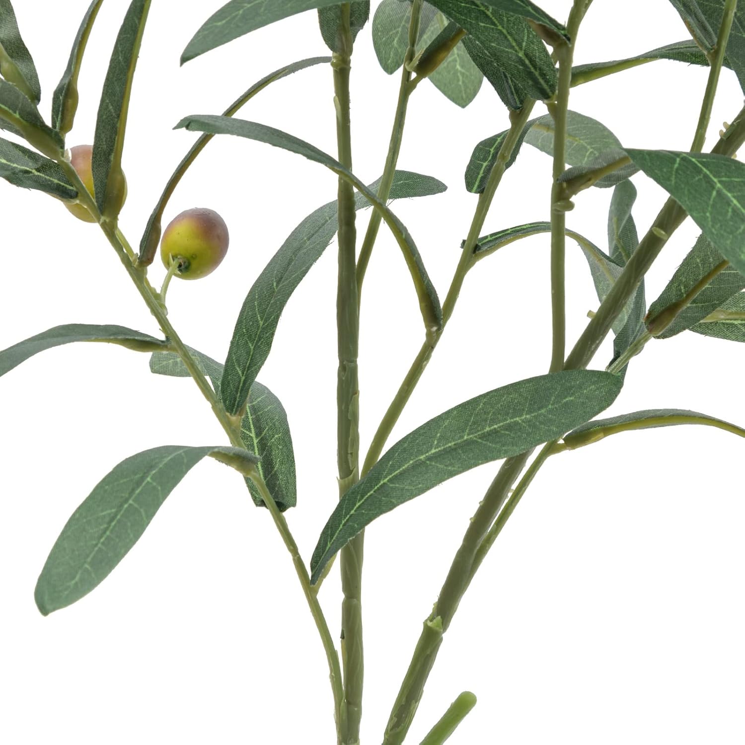 SHACOS 6 Piece Artificial Olive Branches for Vases