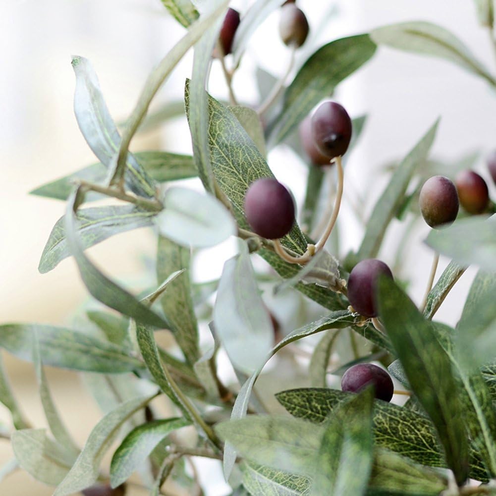 Htmeing 28 Inch Artificial Olive Branches 4pcs Set