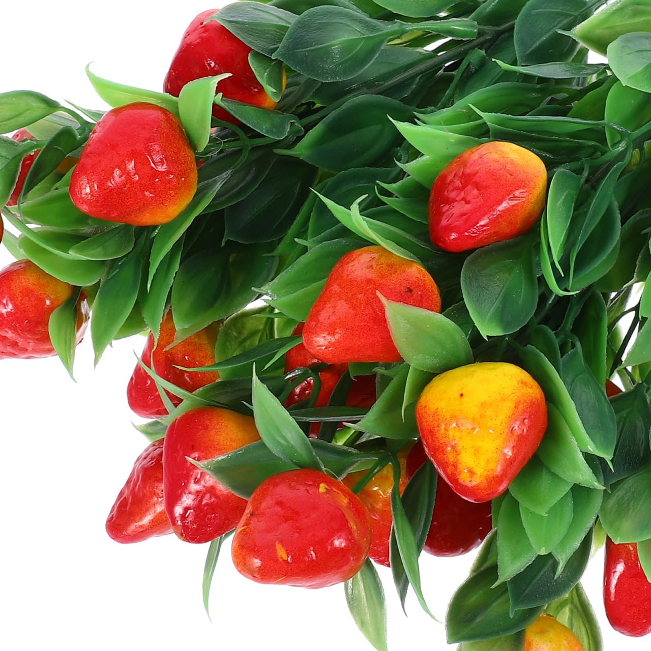 MAGICLULU 2pcs Artificial Strawberry Bouquets for Home Decor