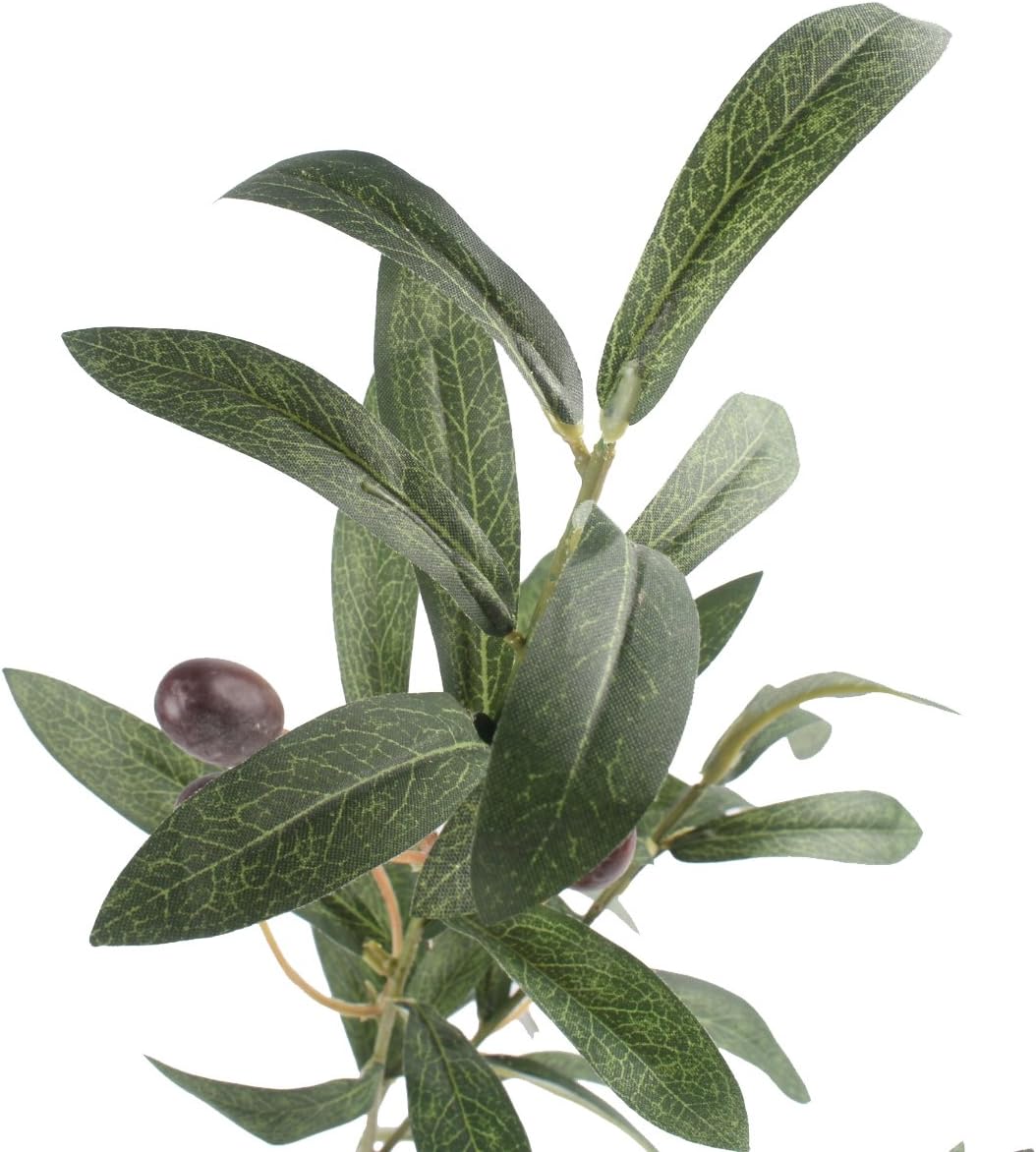 Artificial Olive Branches 5pcs 28 Inch Realistic