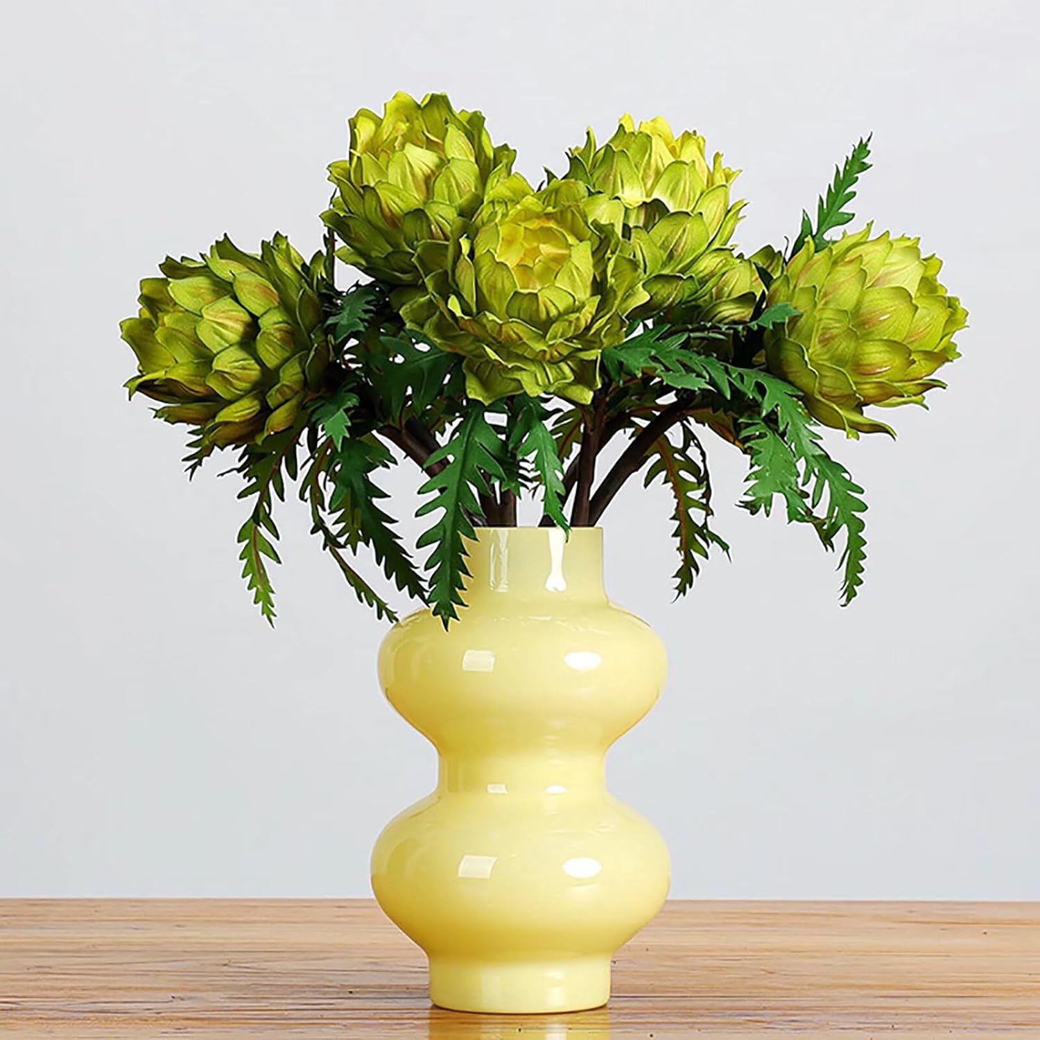Lovmeety 3Pcs Artificial Artichokes for Home Decor