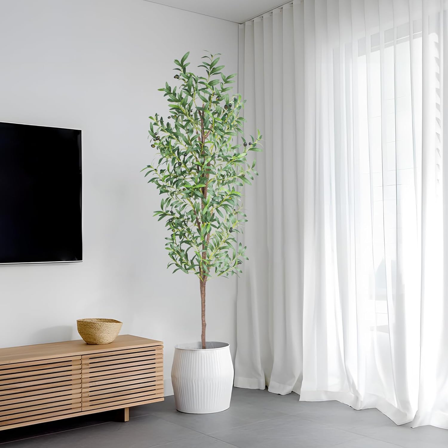CETRD Realistic Artificial Olive Tree 6FT Tall