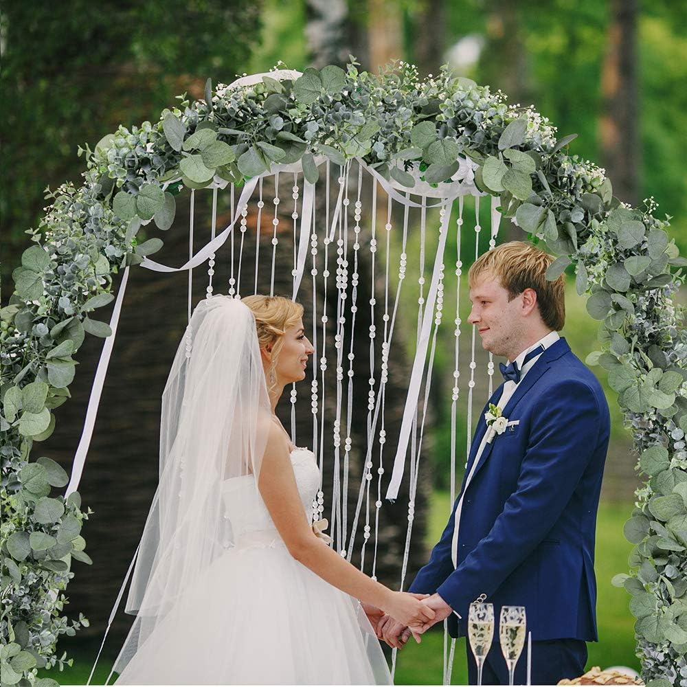 Winlyn 59 Ft Artificial Eucalyptus Garland in Grey Green