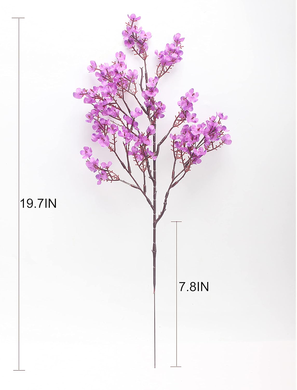 JAKY Global Artificial Flower Bouquet Purple 6 Bundle