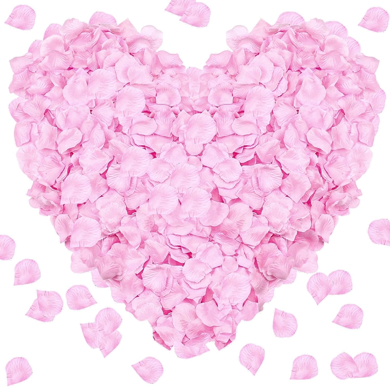 1000 Pieces Silk Rose Petals Artificial Flowers Light Pink