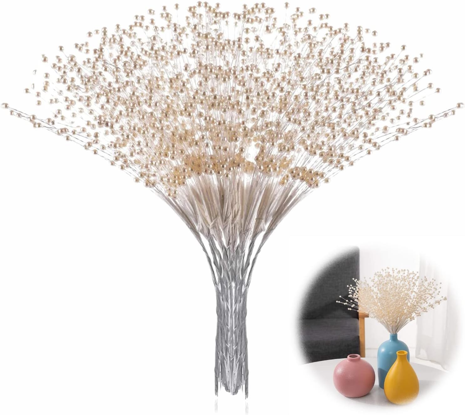 100Pcs Ivory Pearl Garland Wedding Party Decoration