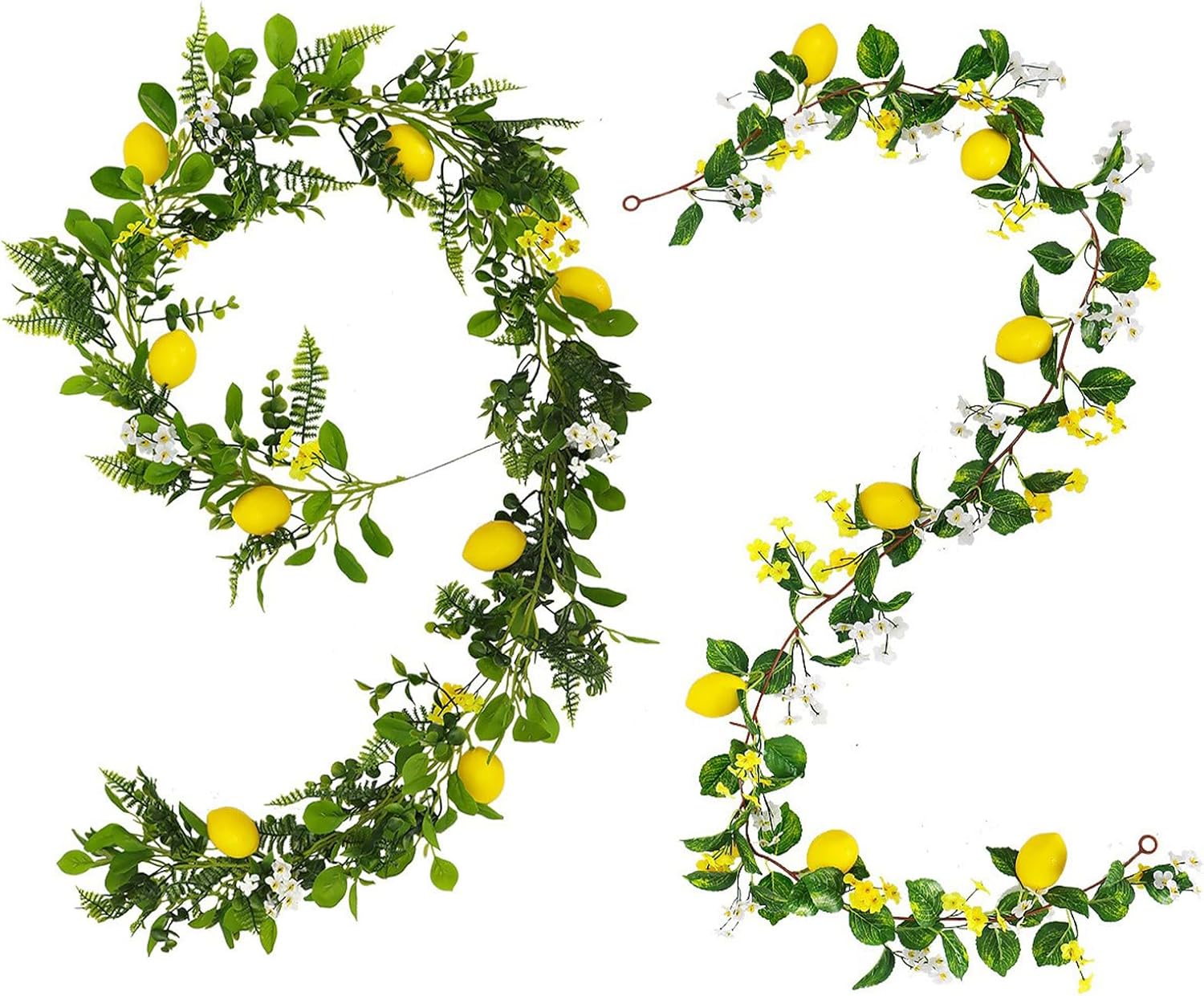 Firlar 2 Pcs Artificial Lemon Garland Vines 787 Inch