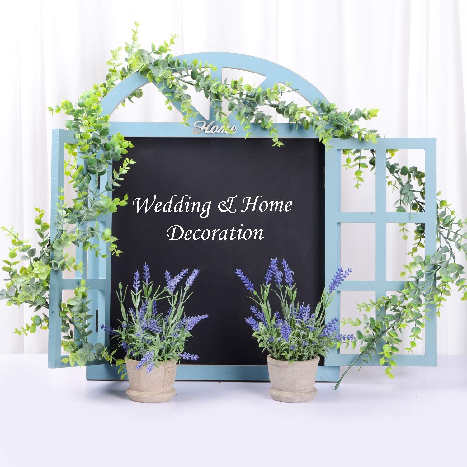 Artificial Vines Faux Eucalyptus Garland 2 Pack