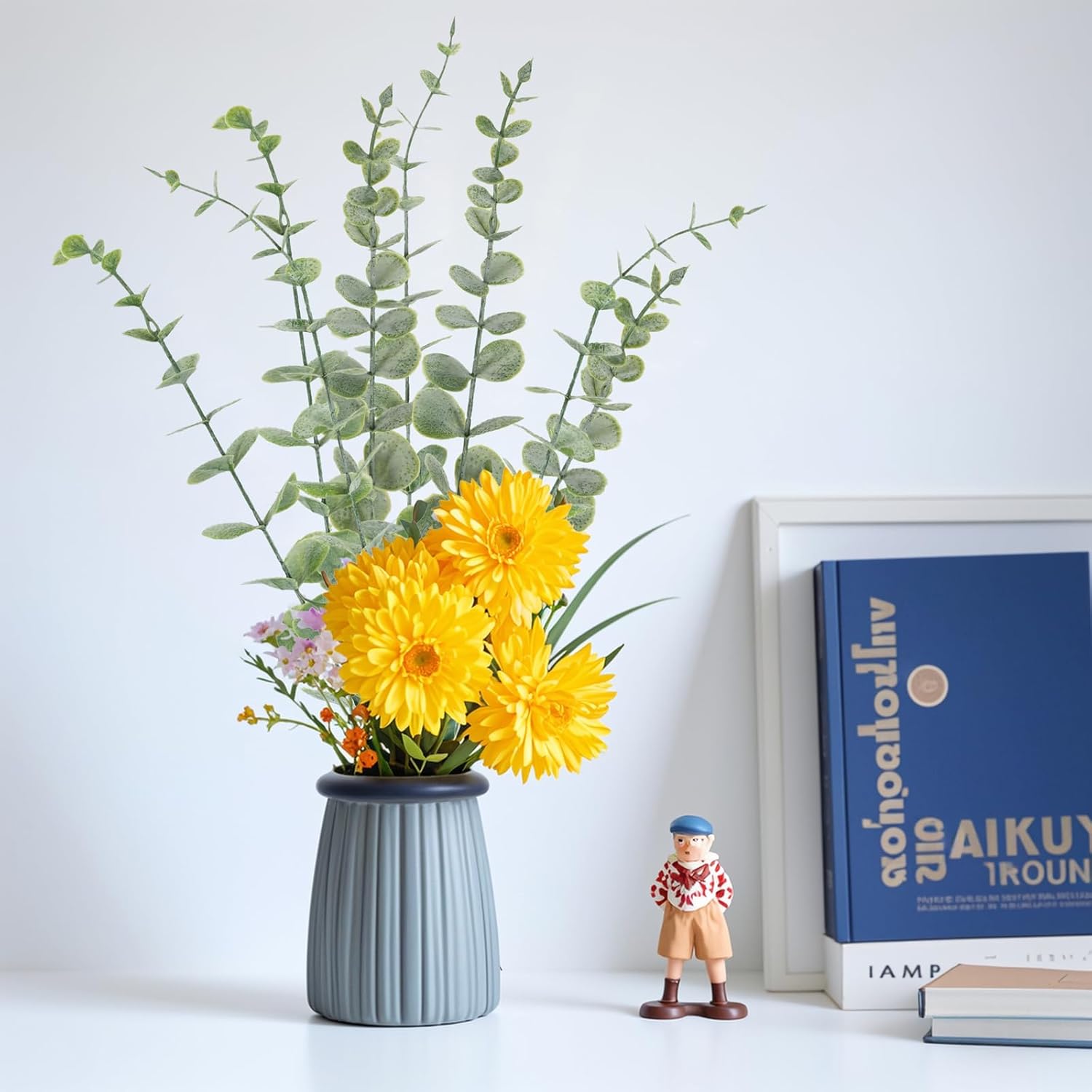 20pcs Artificial Eucalyptus Stems for Decor and Centerpieces