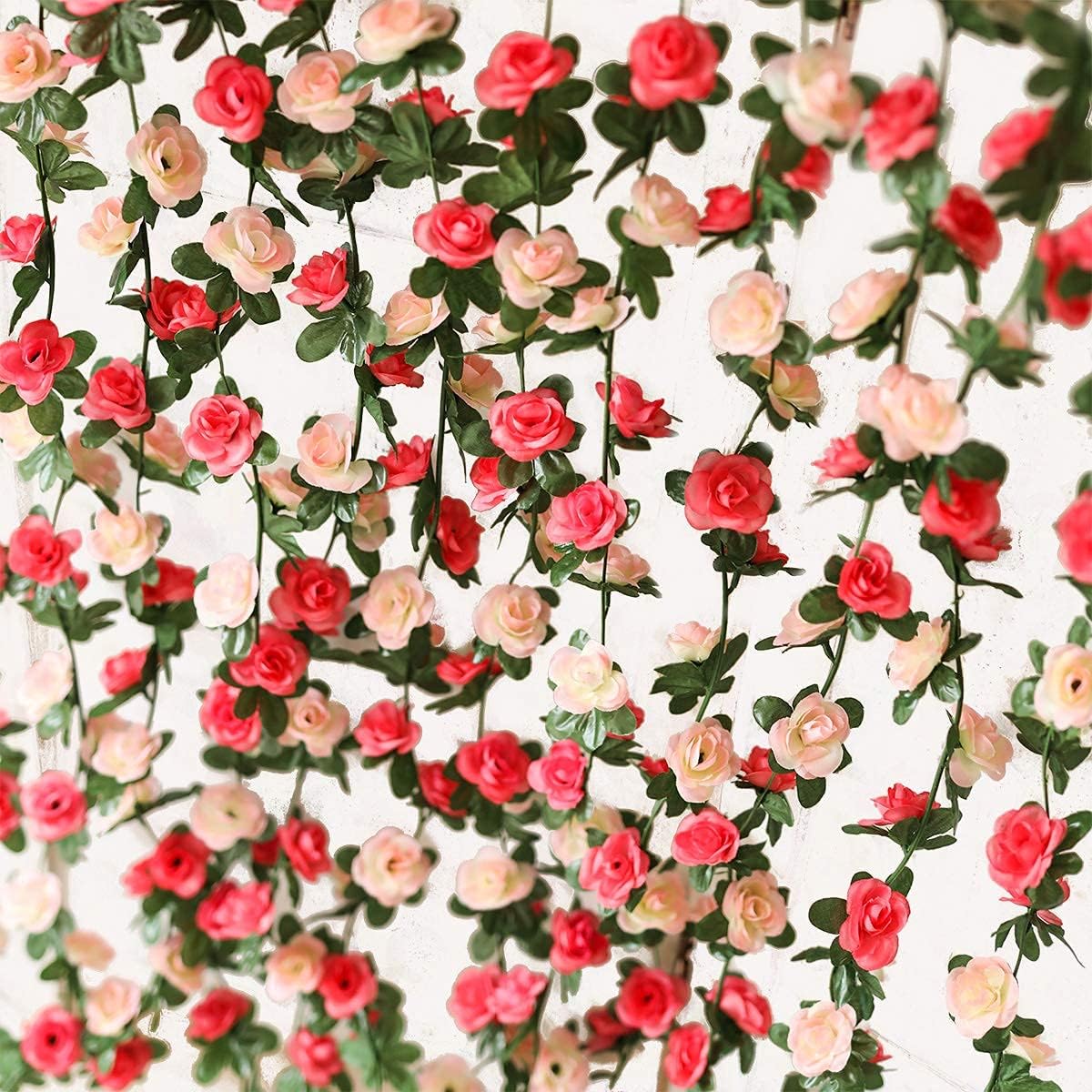 Party Joy 5pcs 41ft Artificial Flower Garland Hanging Decor