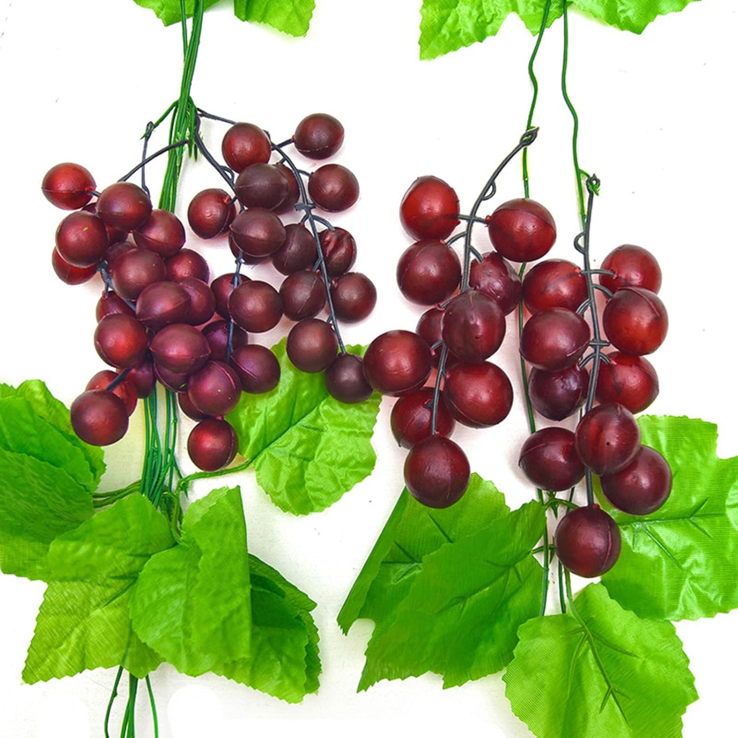 ASkinds 5Pcs Artificial Grapes Vines Leaves Garland