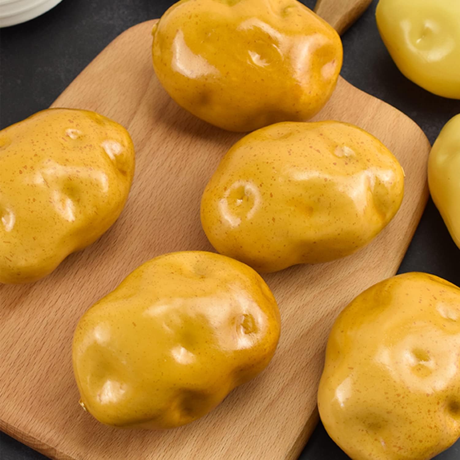 Lorigun Artificial Potatoes 5Pcs Realistic Foam Simulation