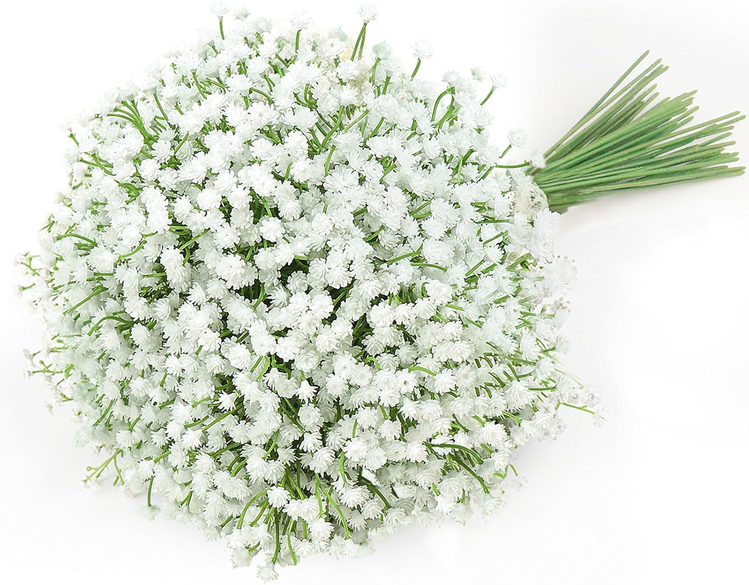 DEEMEI 6pcs Artificial Babys Breath Flowers White Gypsophila Bouquets