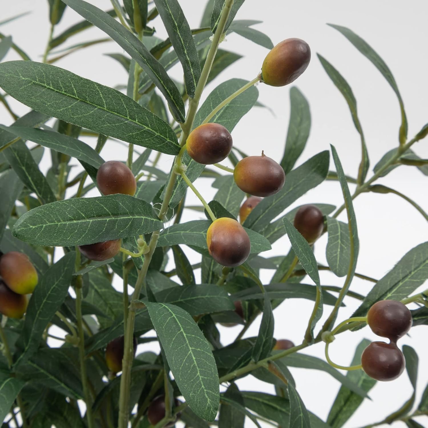 SHACOS 6 Piece Artificial Olive Branches for Vases