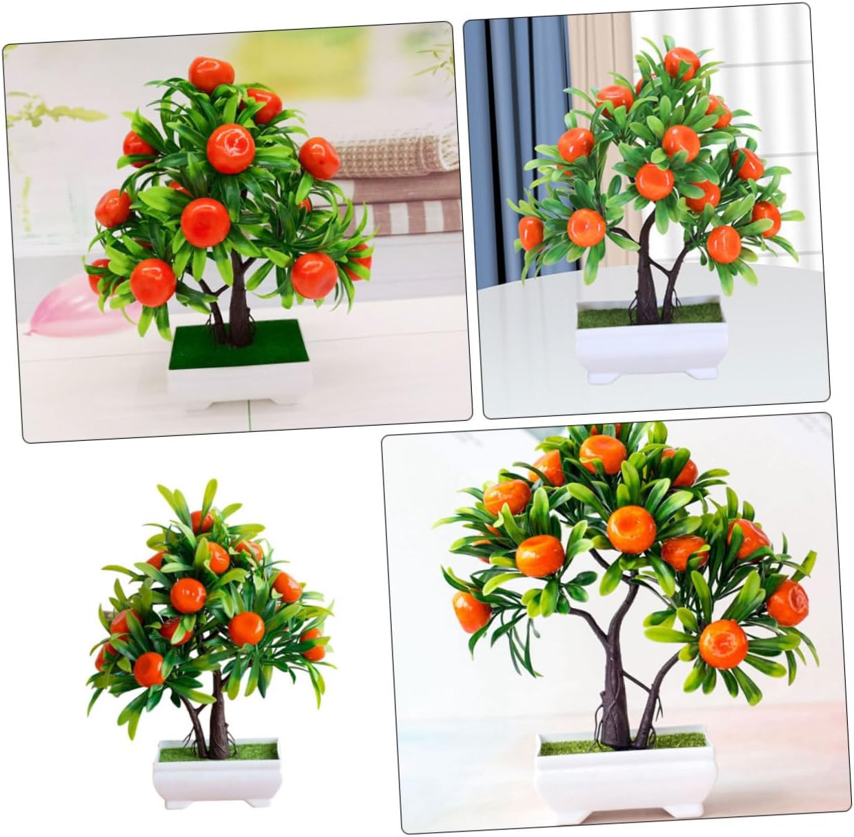 Faux Fruit Tree Decor Artificial Bonsai Plant