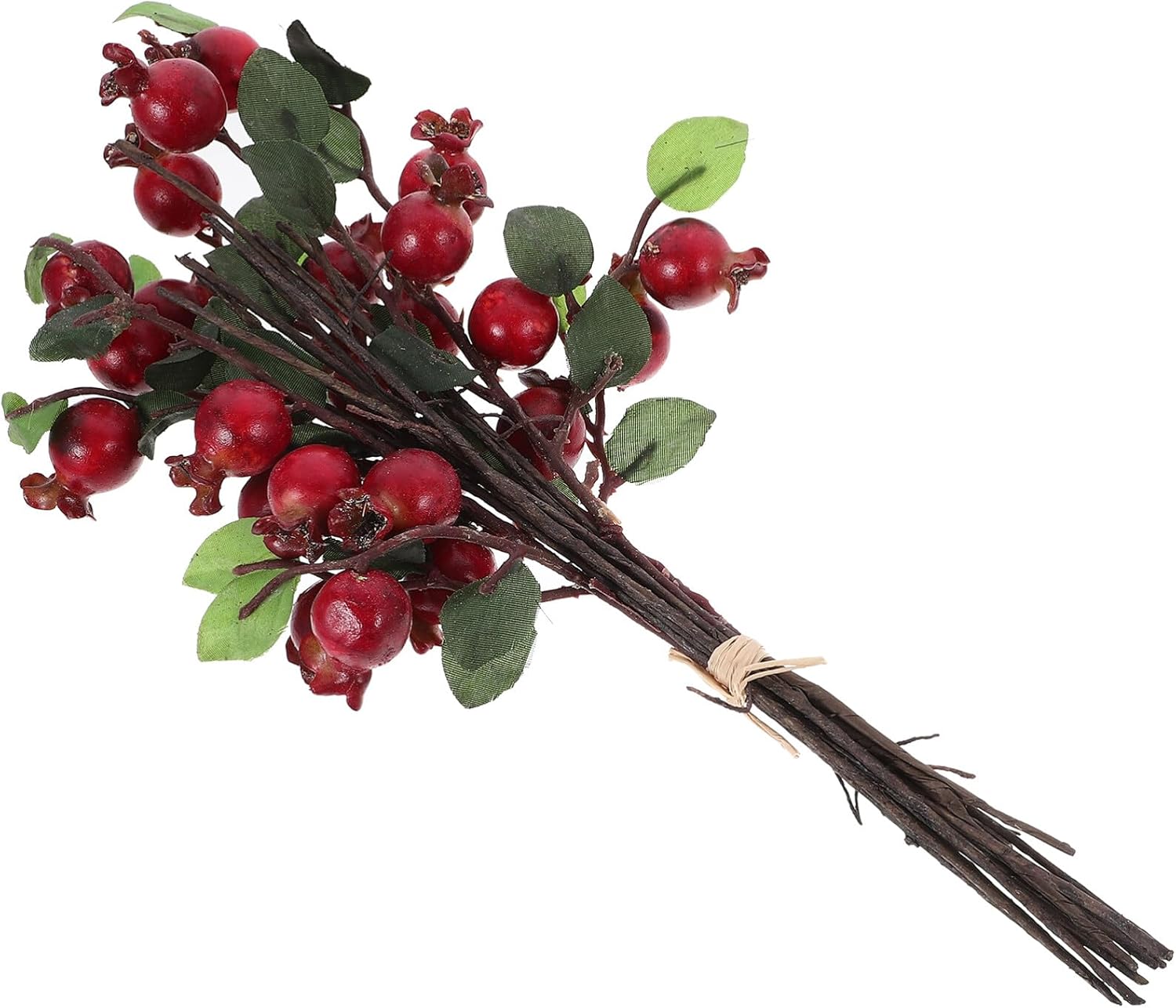 HEALLILY Group of 5 Artificial Pomegranate Berries Floral Decor