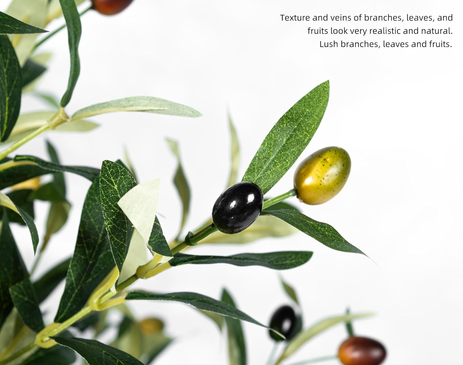 6FT Potted Artificial Olive Tree for Home Office Decor