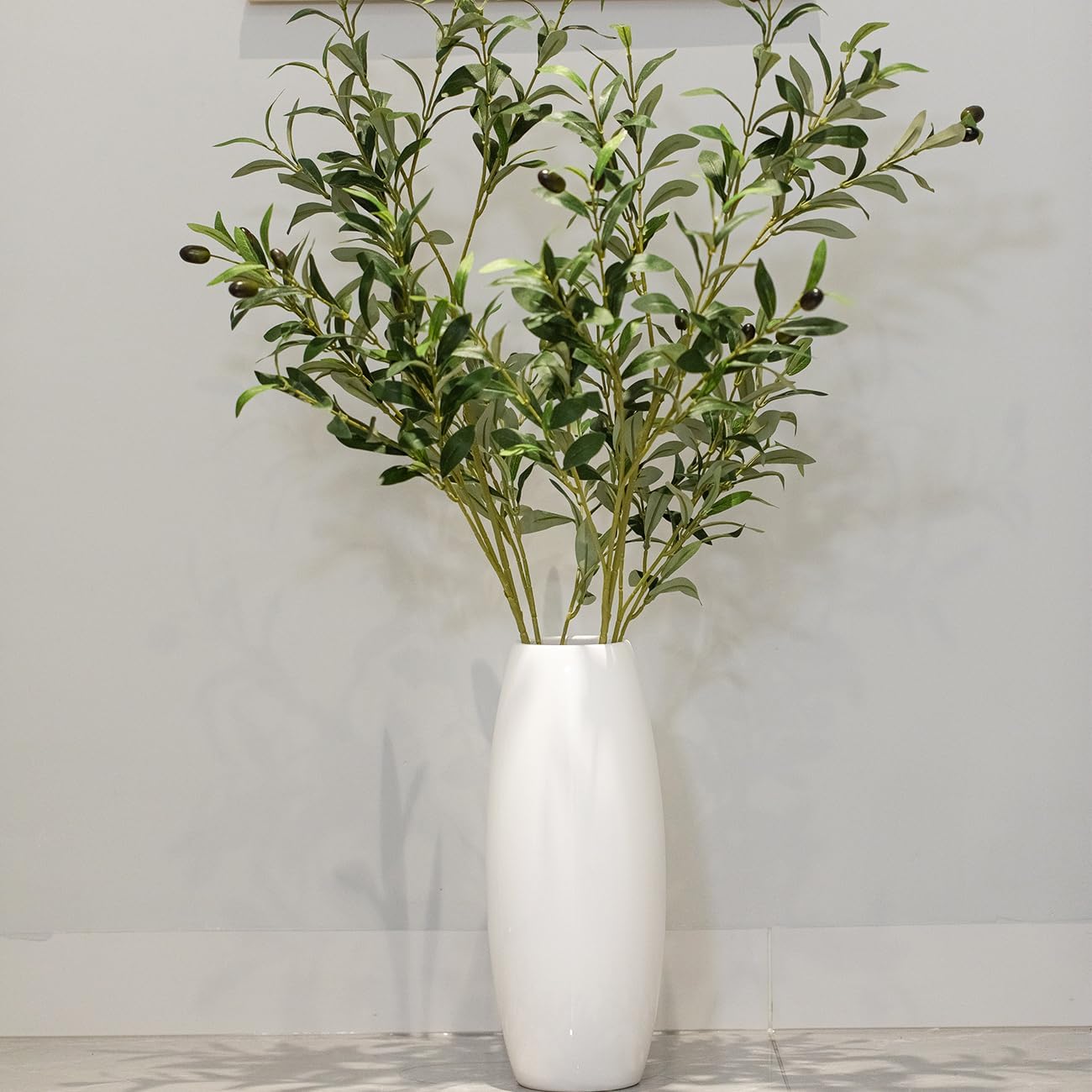 Heleze 39 Inch Artificial Olive Branches 4PCS