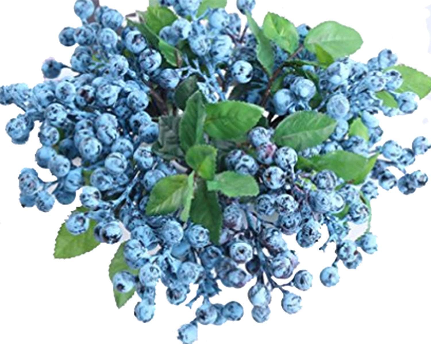 Fake Artificial Blueberries 20 Pack for Home Decor