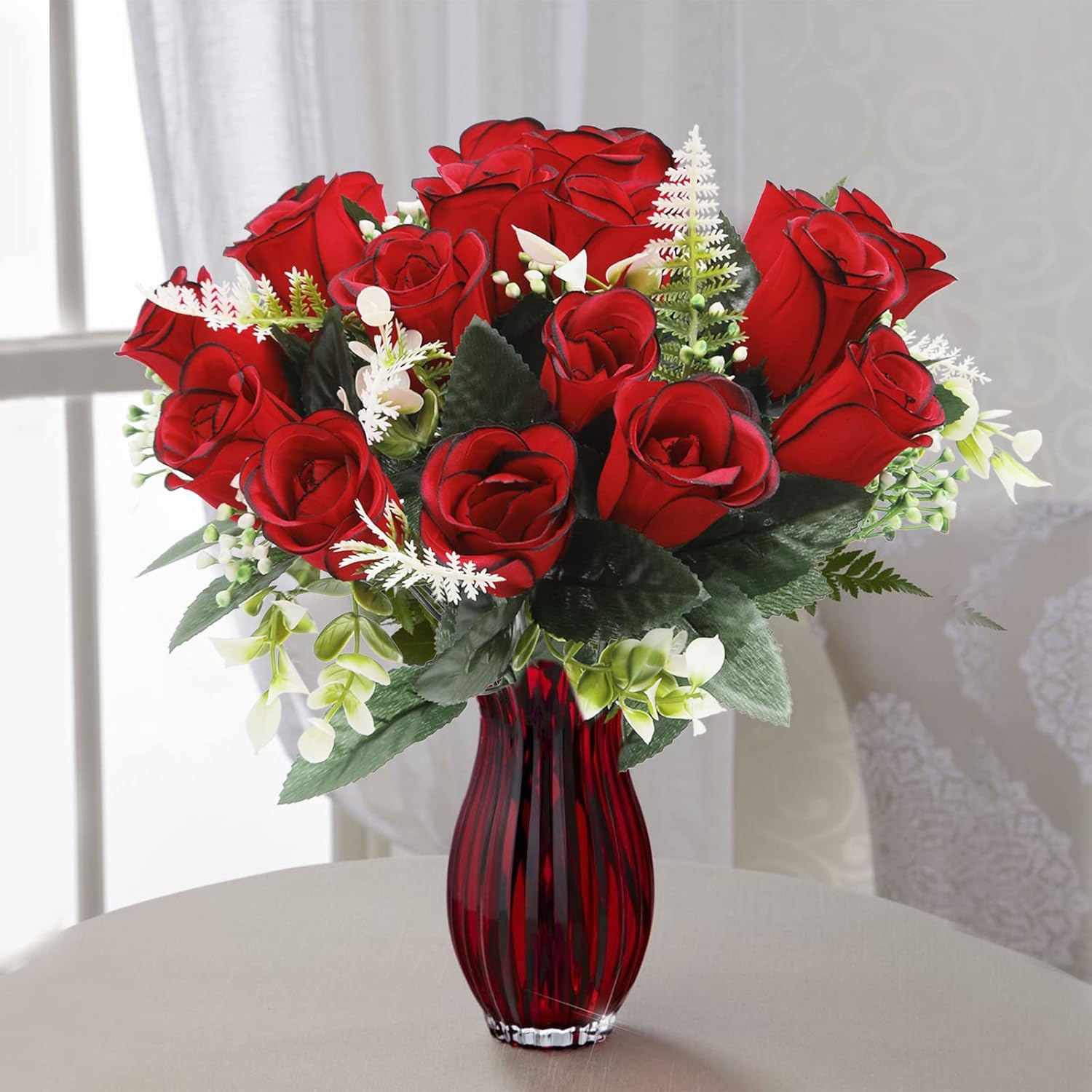 UArtlines Artificial Cemetery Flowers for Grave