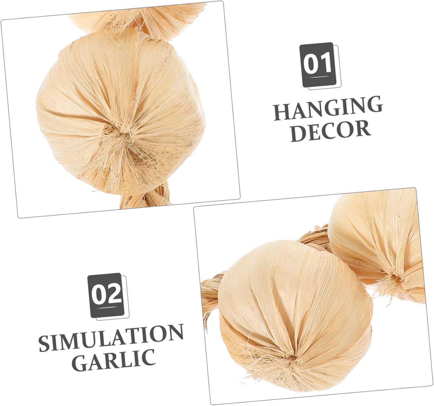 Artificial Garlic String Pendant for Home Decor and Photography