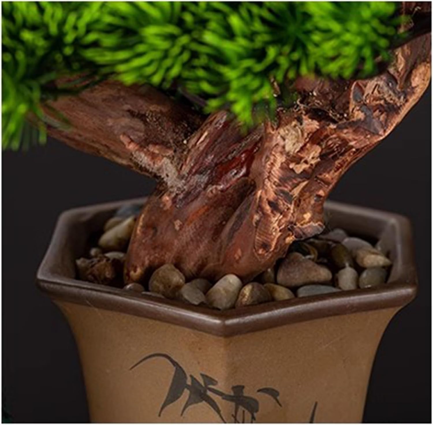 FAFACAI Artificial Bonsai Tree Gray