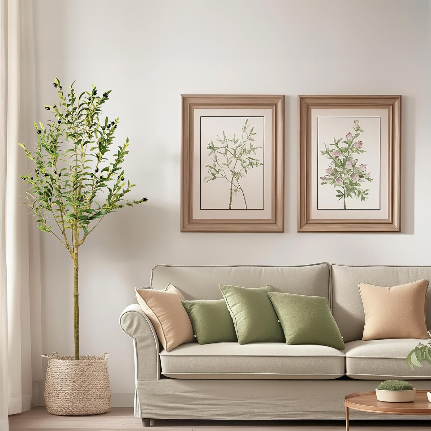Hylmiip 5FT Artificial Olive Tree for Home Office Decor
