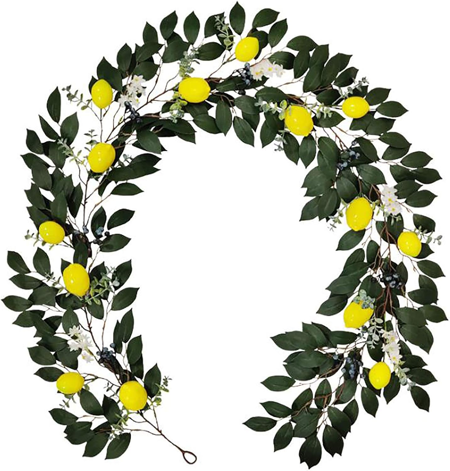 GWOKWAI 65 Ft Artificial Lemon Garland for Home Decor