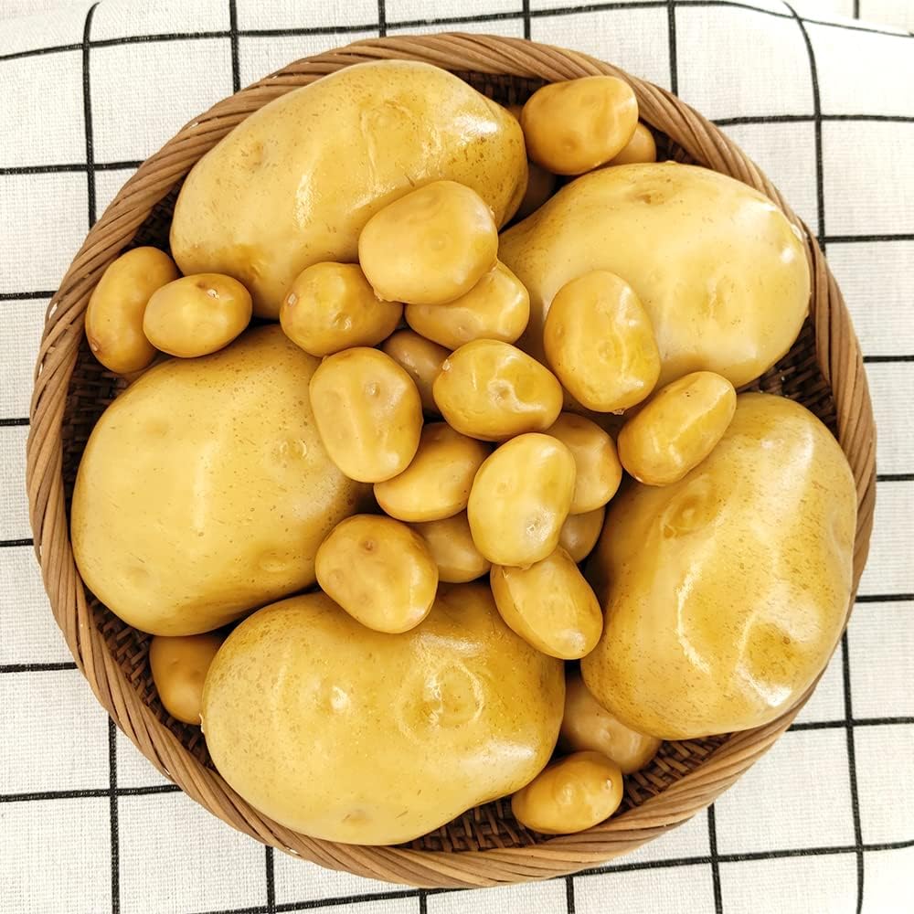 Laiiqi 35 Pcs Artificial Potato Decorations