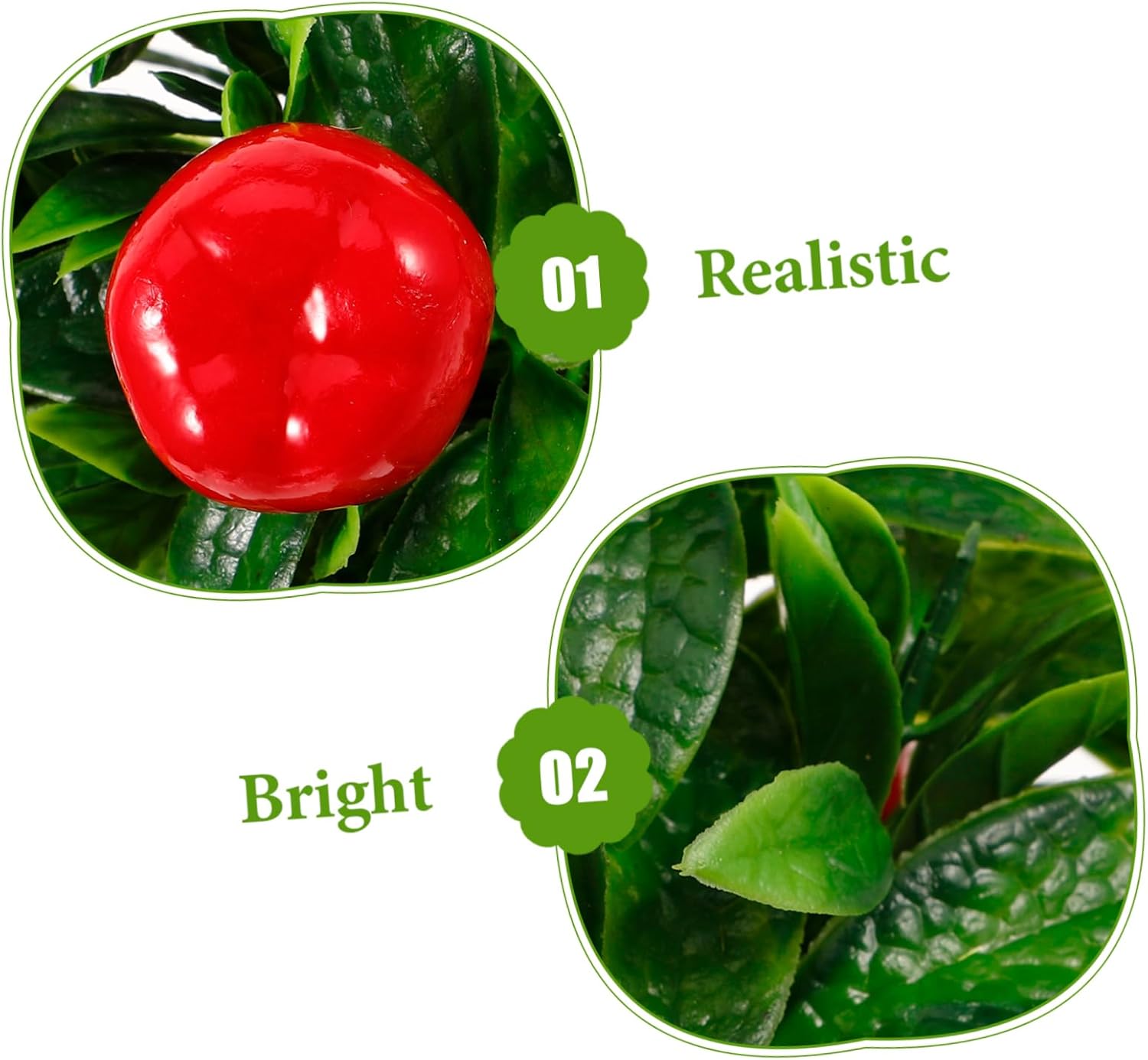 GLEAVI Artificial Apples Bonsai Tree Decor