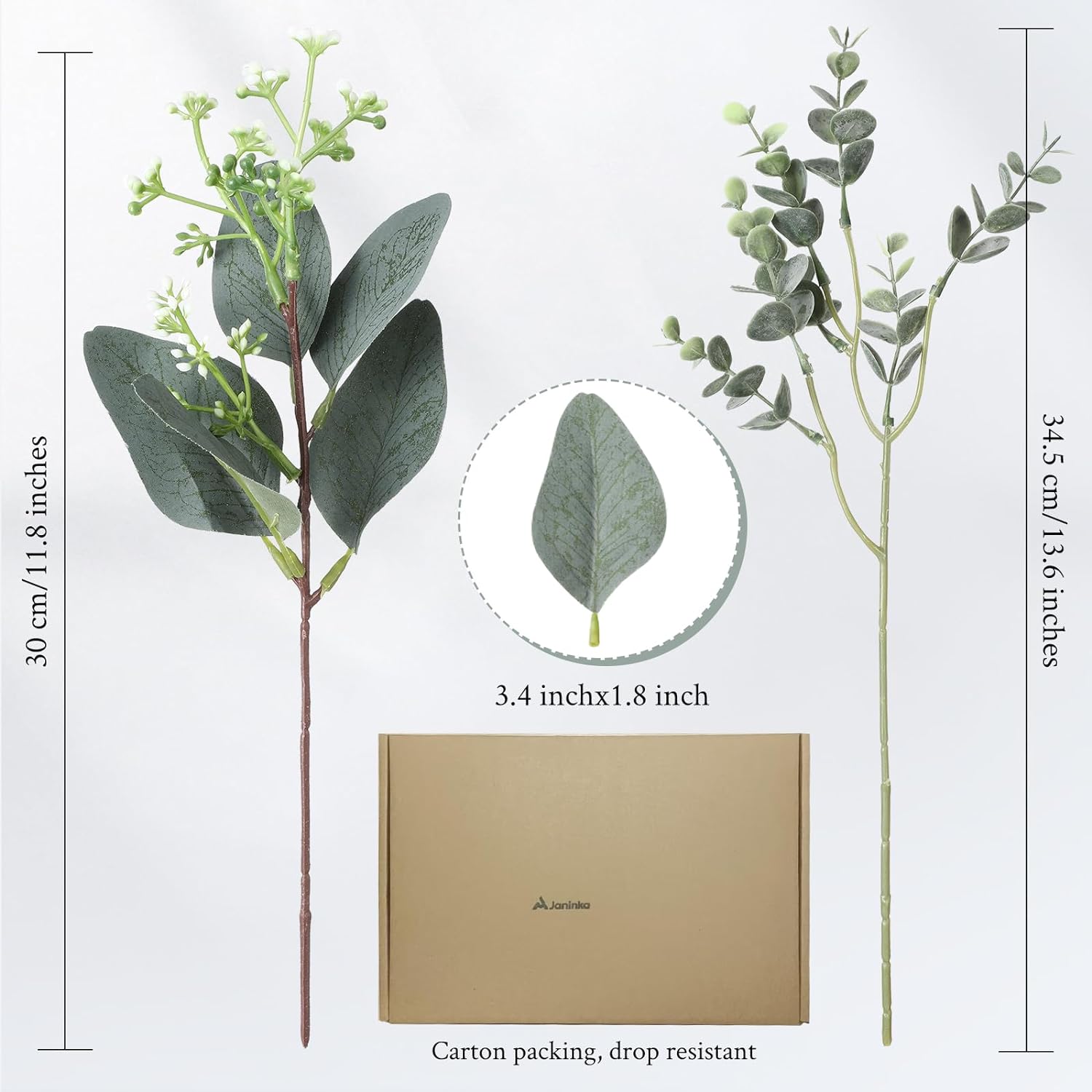 Janinka Artificial Eucalyptus Garland 60 Pcs