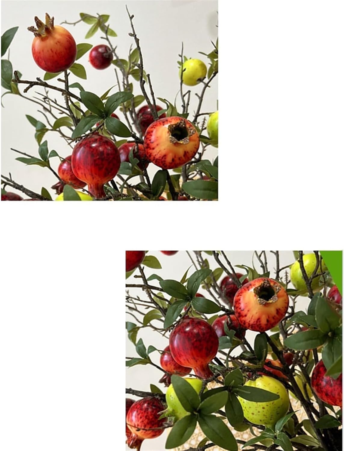 GRFIT Artificial Pomegranate Flower Decor Arrangement