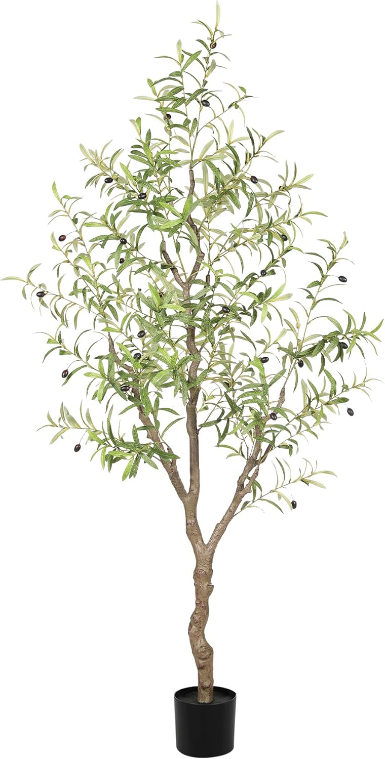 LYERSE Olive Tree 6ft Artificial Indoor Decor