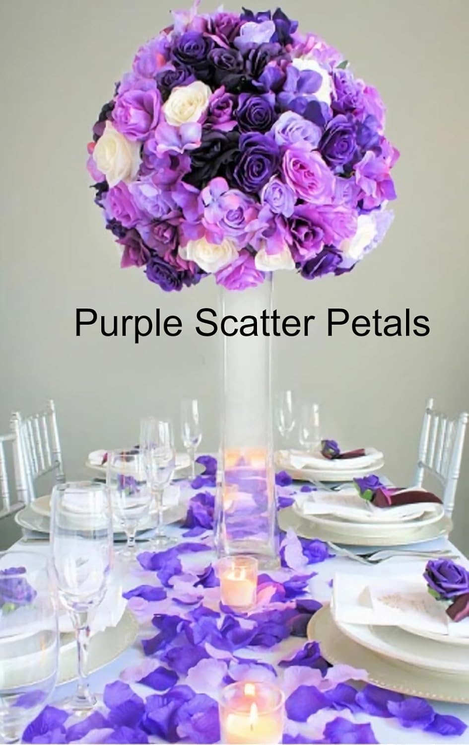 ALLHEARTDESIRES 900PCS Artifical Flower Petals for Weddings and Parties
