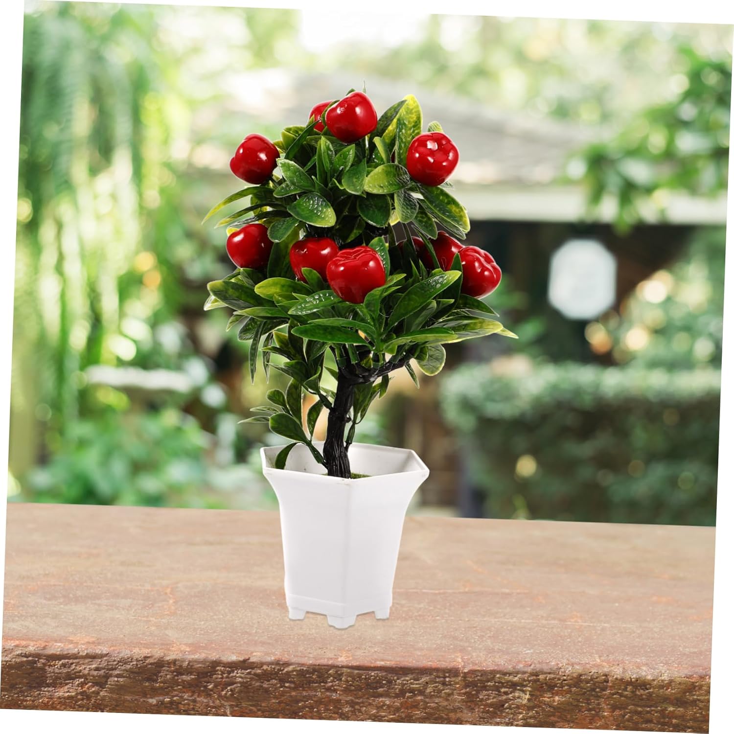GLEAVI Artificial Apples Bonsai Tree Decor
