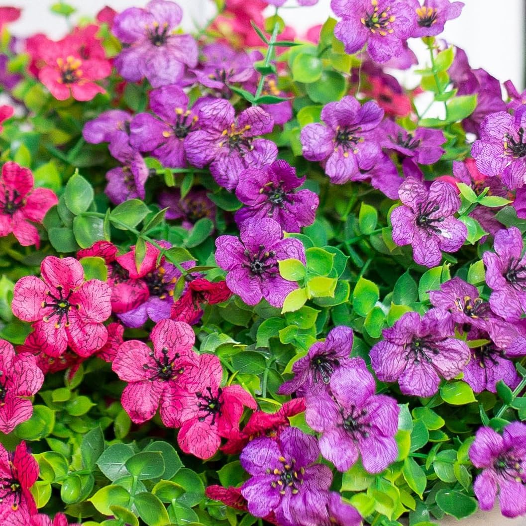 Artificial Flowers for Indoor Outdoor Garden Decor
