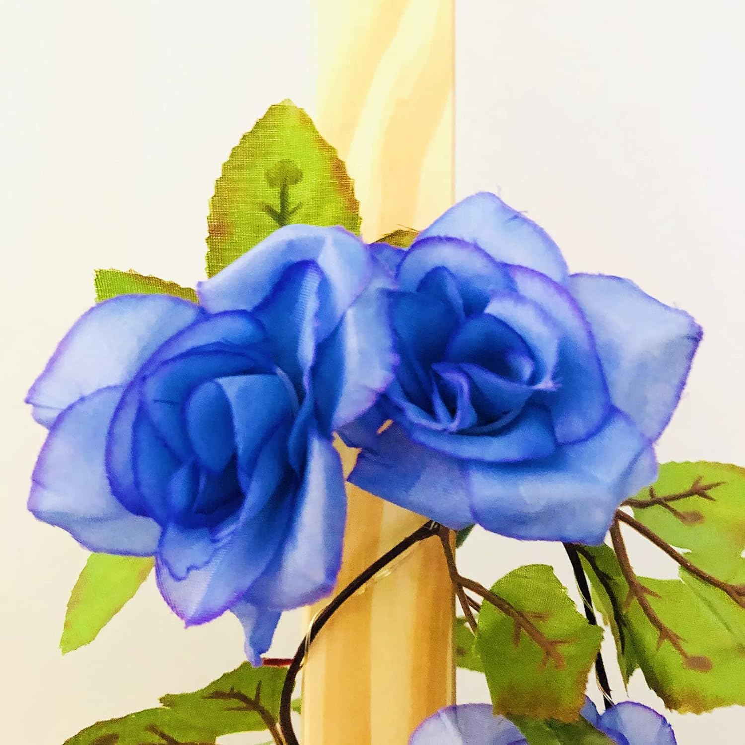 Artificial Lemon Rose Vine Garland Decoration