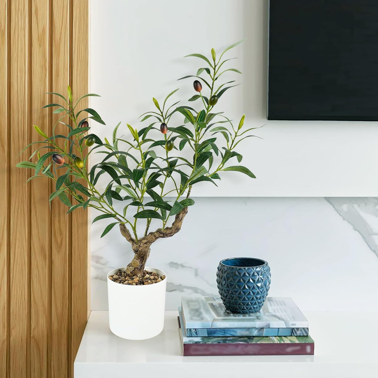 Fake Olive Plants 2FT Artificial Indoor Decor Tree