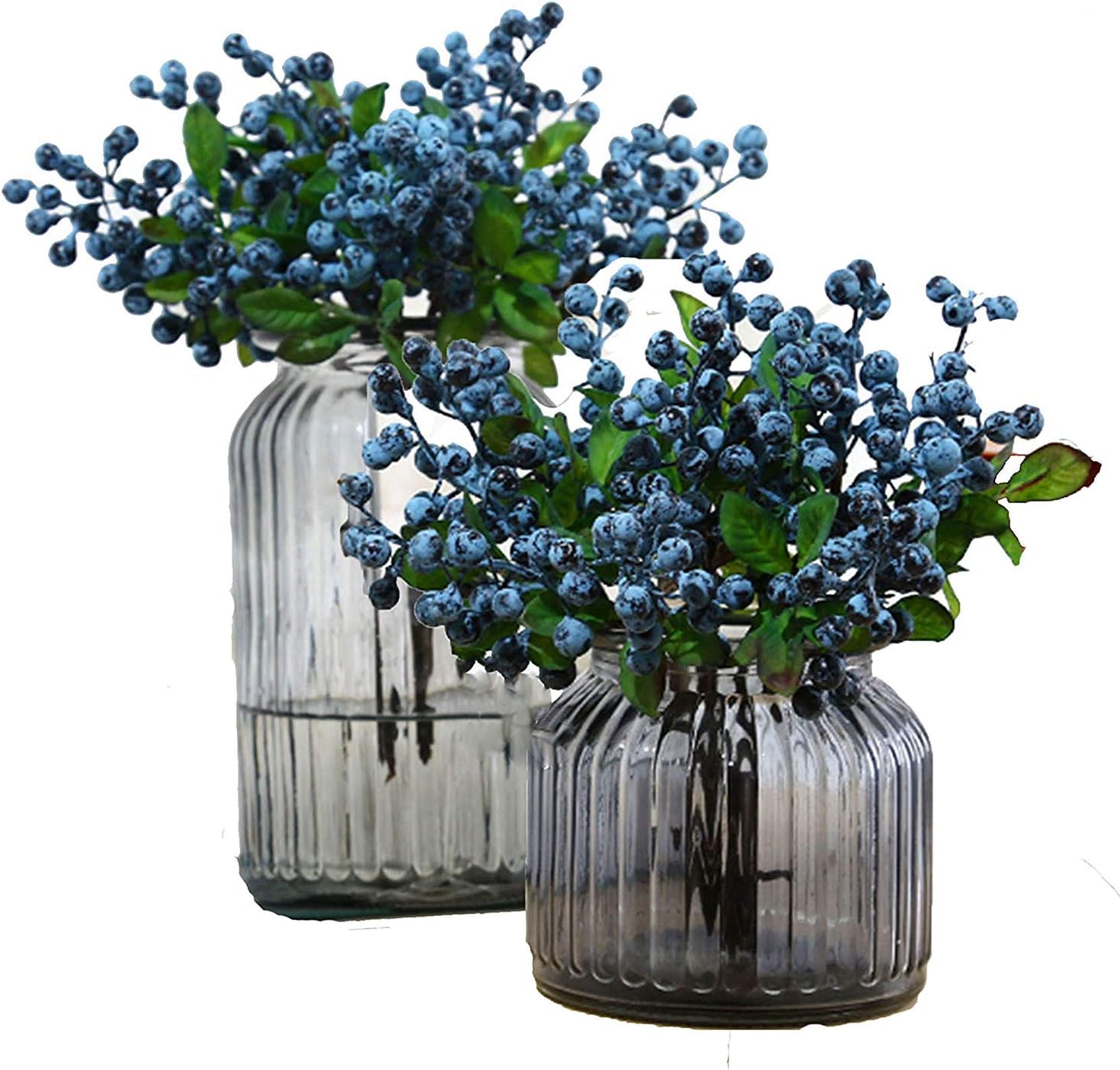 Fake Artificial Blueberries 20 Pack for Home Decor