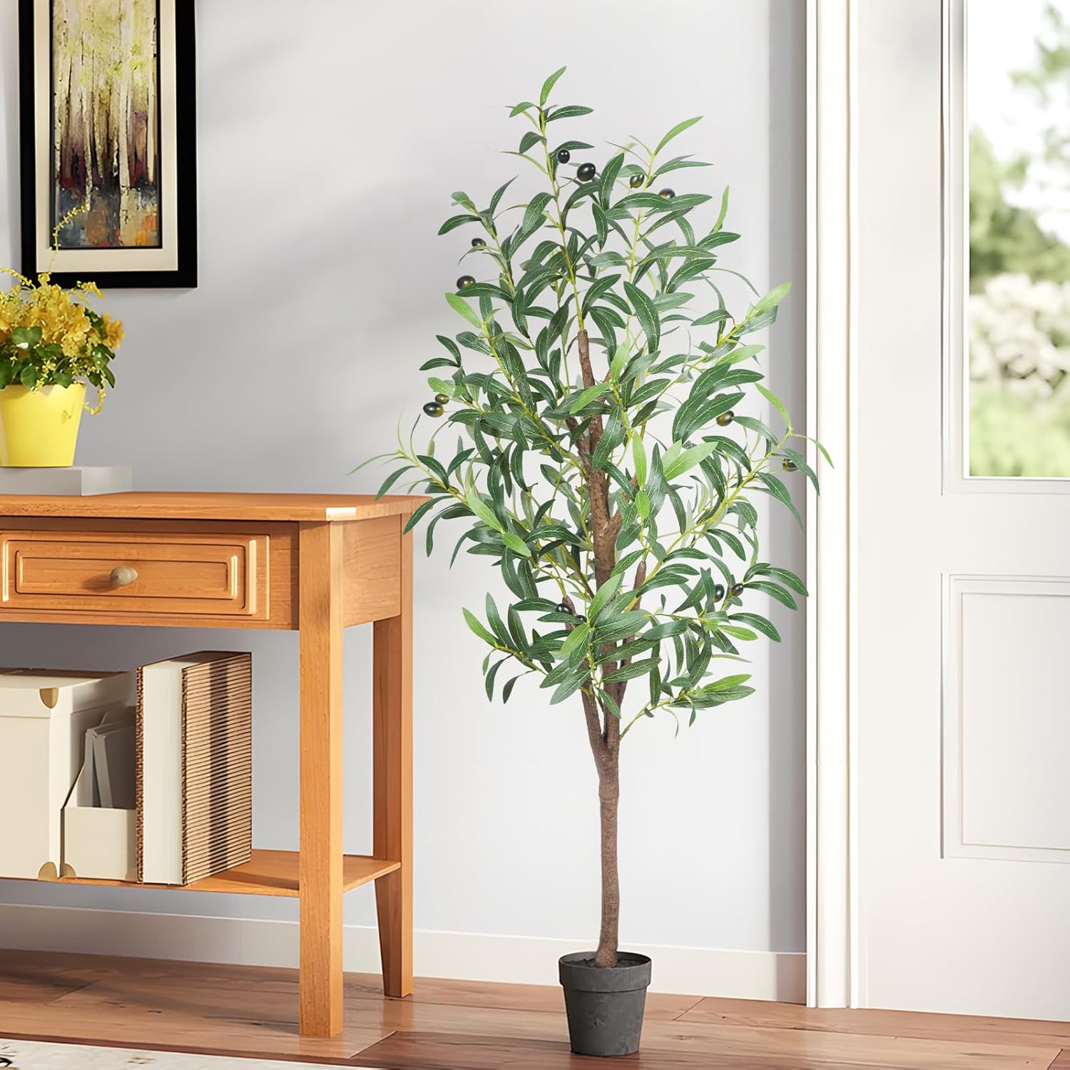 Realistic Artificial Olive Tree 48 Inch Tall