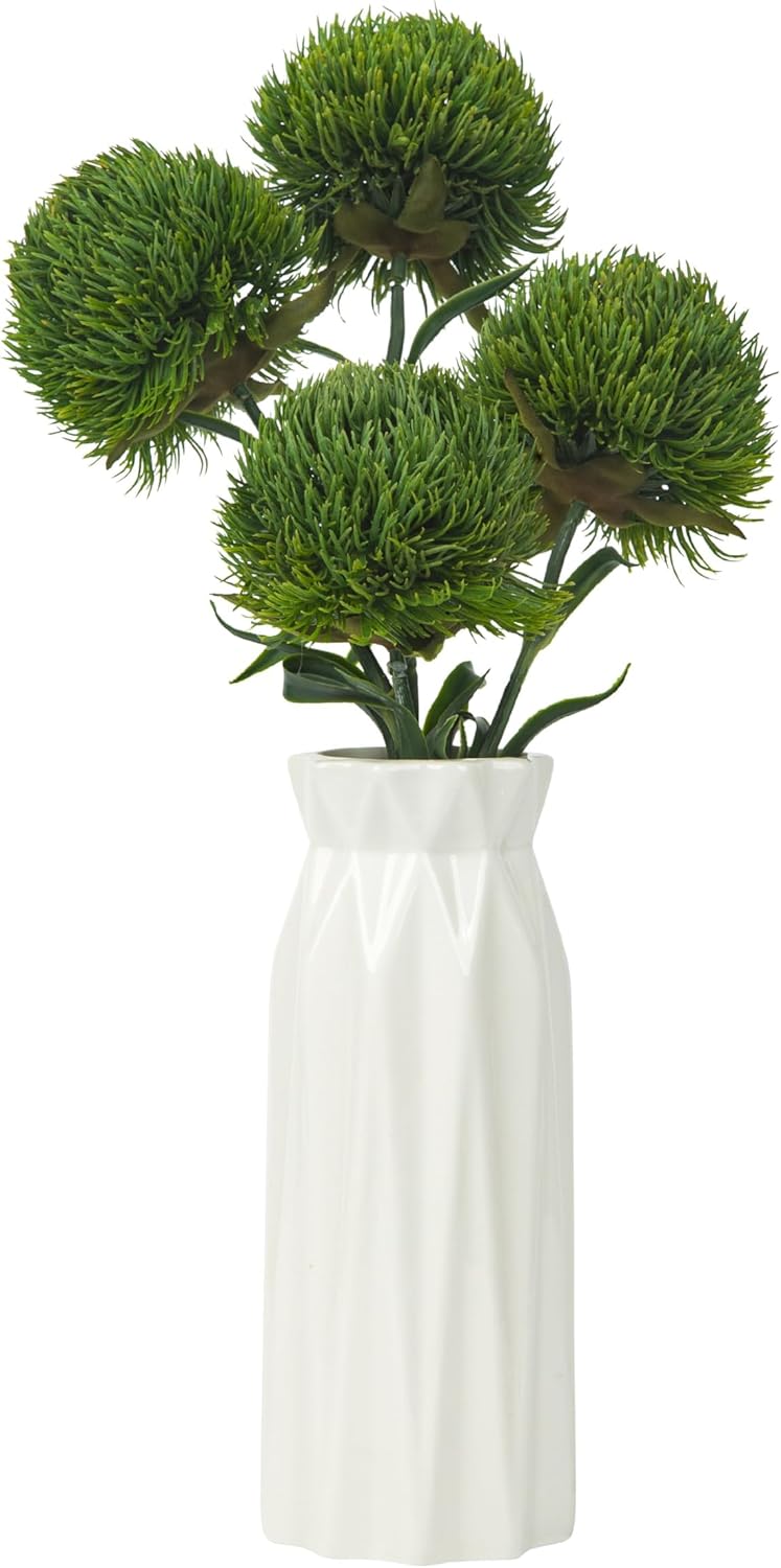 DuHouse 4Pcs Artificial Dianthus Greenery for Home Decor