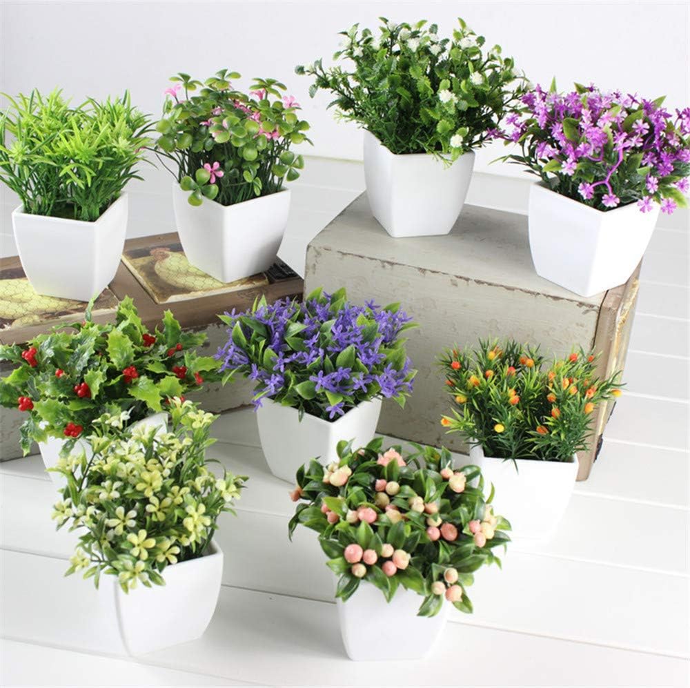 Small Square Artificial Christmas Fruit Succulent Plant Pot Decoration