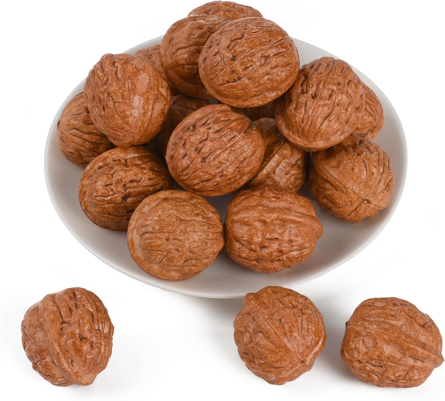 Hagao Fake Walnut Artificial Vegetables 20PCS Kitchen Decoration