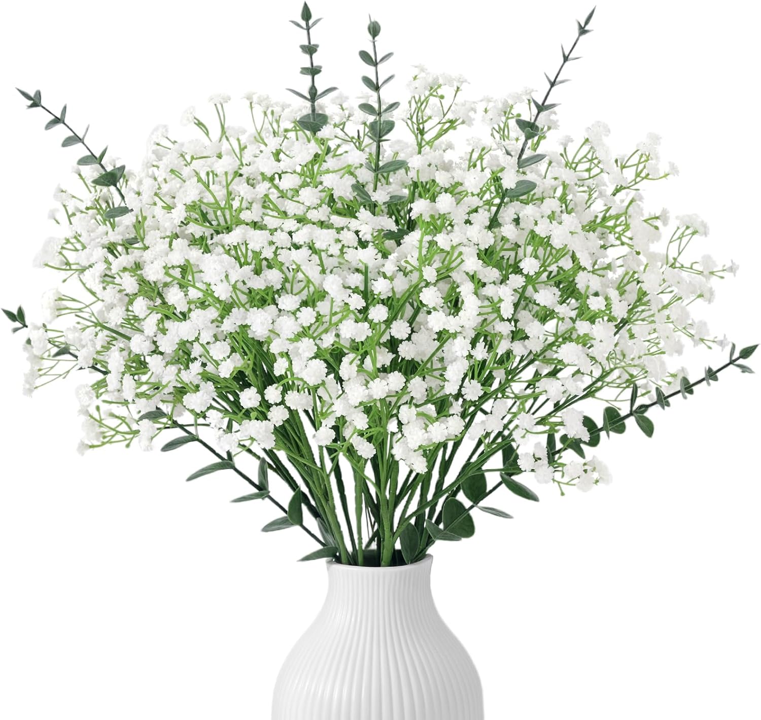 DomeStar 20PCS Mixed Babys Breath Eucalyptus Stems Decor