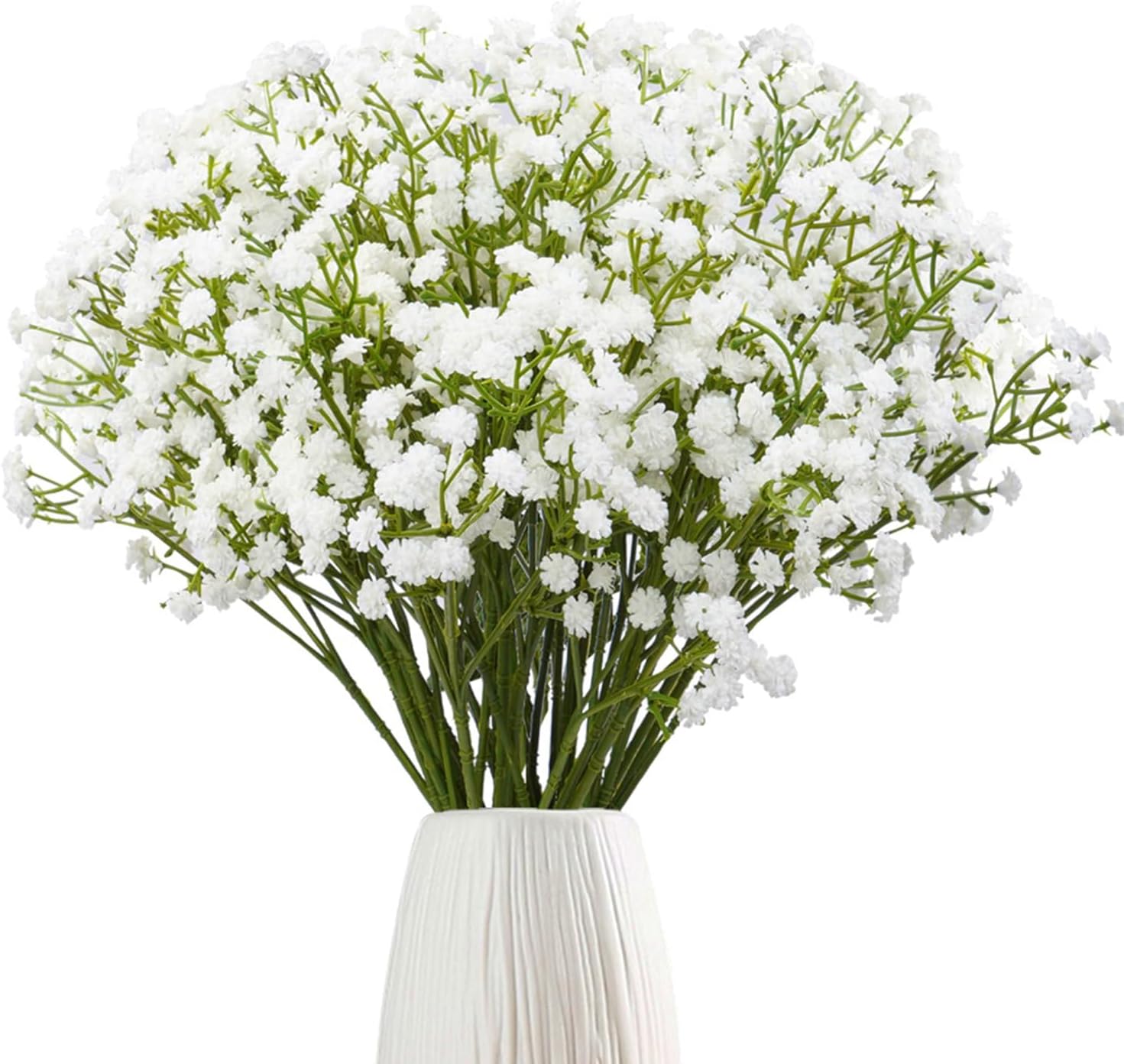 24Pcs Artificial Babys Breath Flowers for Wedding Decor DIY