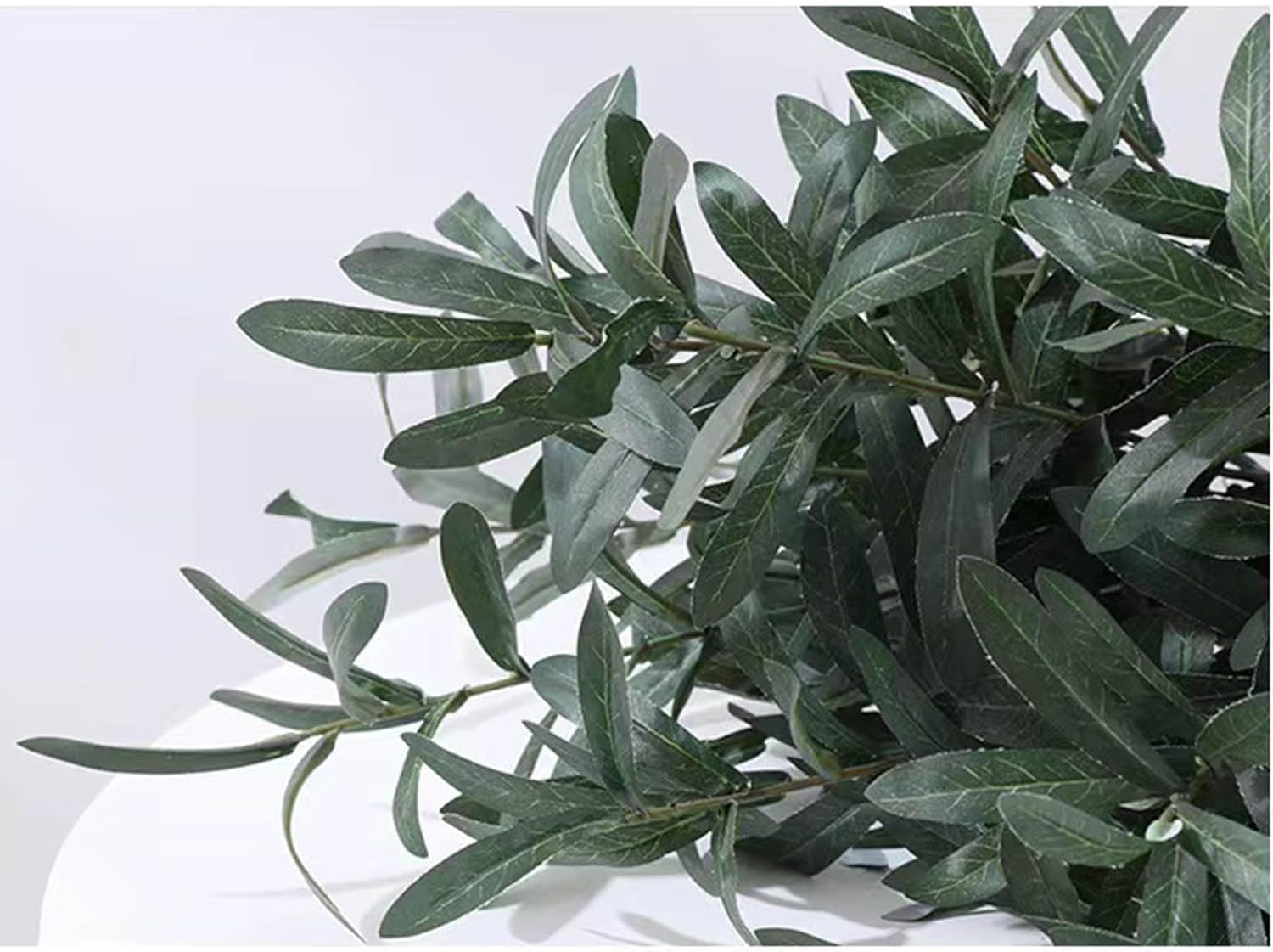 3 Pcs Faux Olive Branch Stems for Vases Decor