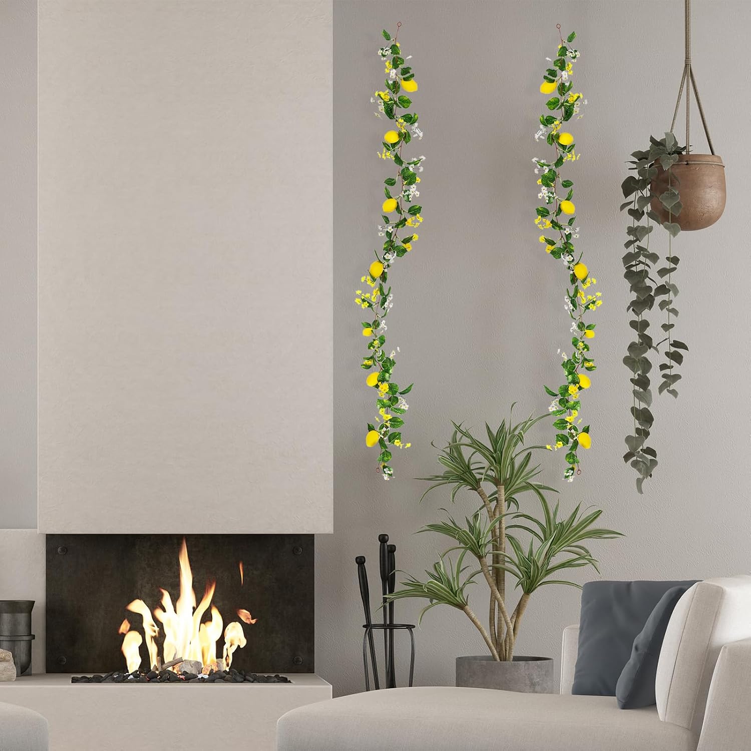 Artificial Lemon Garland for Home Dcor
